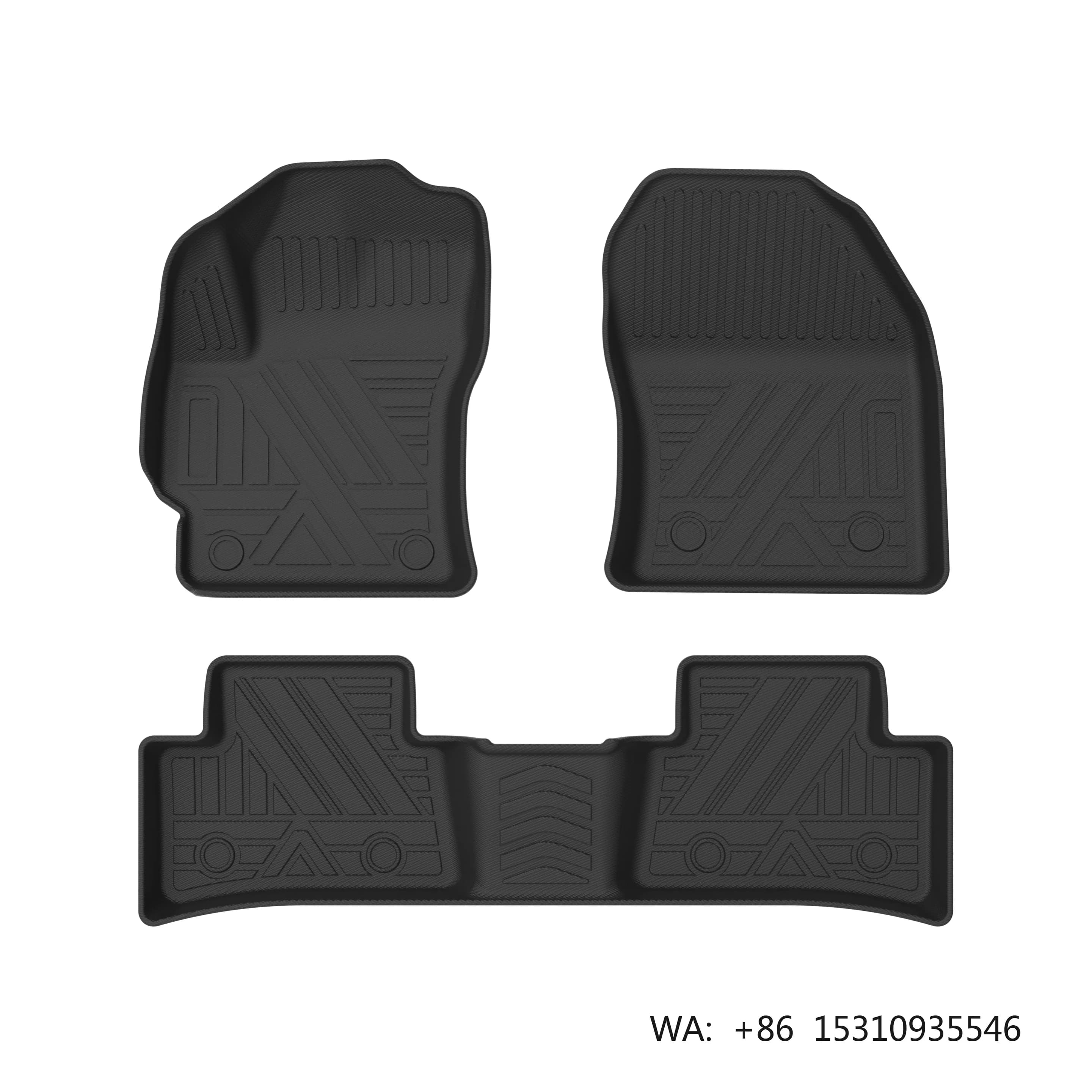 Good Quality Car Interior Factory Sale Non Skid Floor Mats TPE Rubber Use for Toyota Corolla CROSS Car Mats