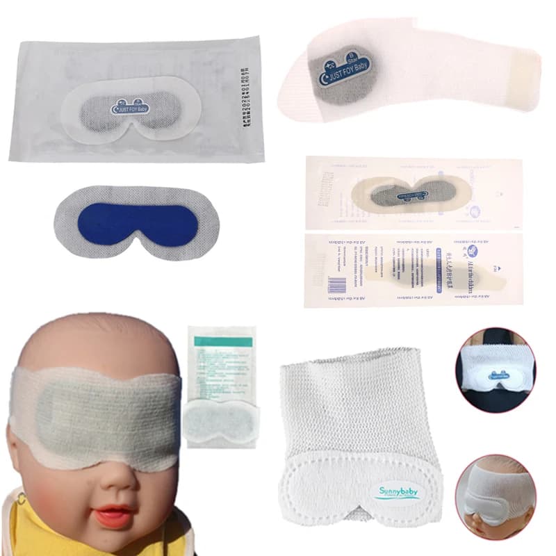 1pc Neonato Fototerapia Maschera protettiva per gli occhi Bambino Anti-Luce blu Copertura per gli occhi resistente al sole Fototerapia Luce blu Maschera per bambini Inheeler