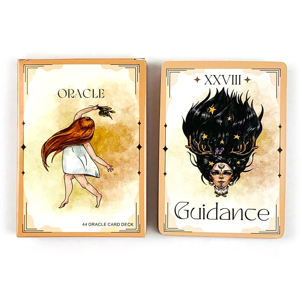 Nuove carte Oracle A 44 carte Oracle Previsione Divinazione Fortune Deck Gioco da tavolo, carte da collezione per giochi di carte da festa