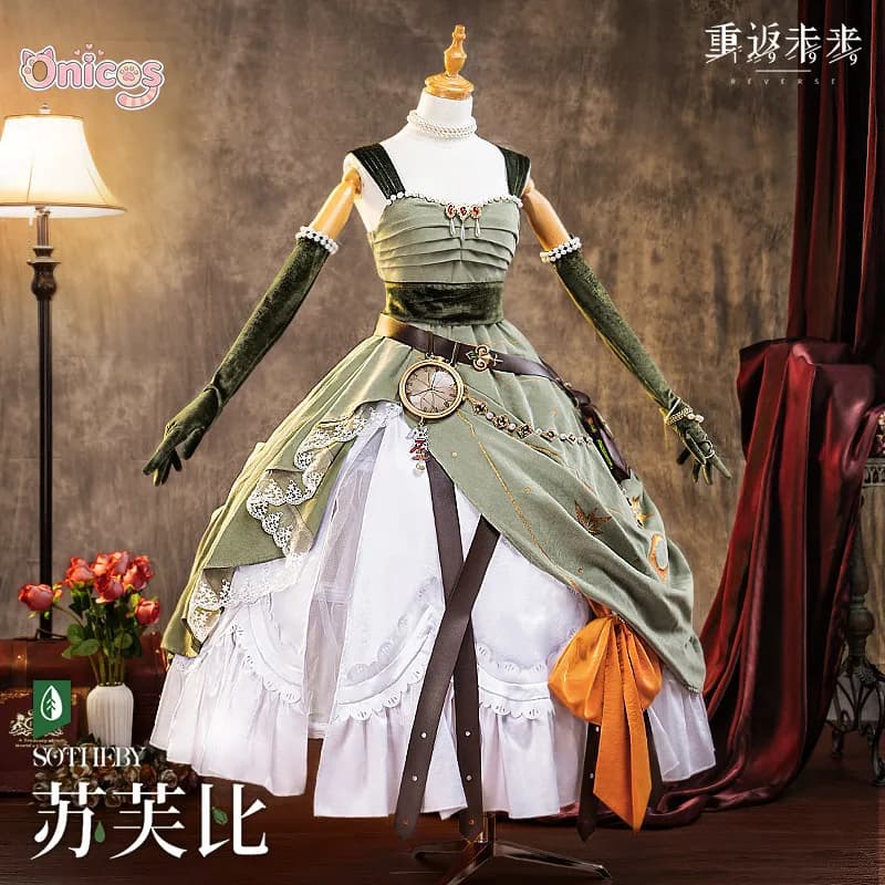 Reverse:1999 Sotheby Cosplay Costume Game Uniform Women Dress Halloween Carnival Party Full Set Onicos