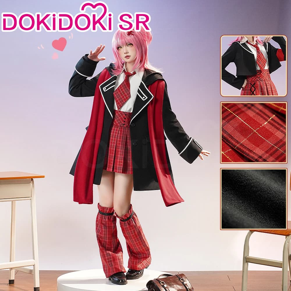 Costume cosplay Hinamori Amu Anime Shugo Chara! DokiDoki-SR Uniforme scolastica carina da donna JK 2025 Cosplay DokiDoki-SR
