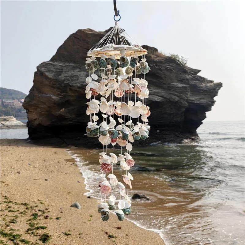 Natural Sea Snail Wind Chimes Creative Valentine's Birthday Gifts Home Ocean Decorations 20 Styles from Bhutan