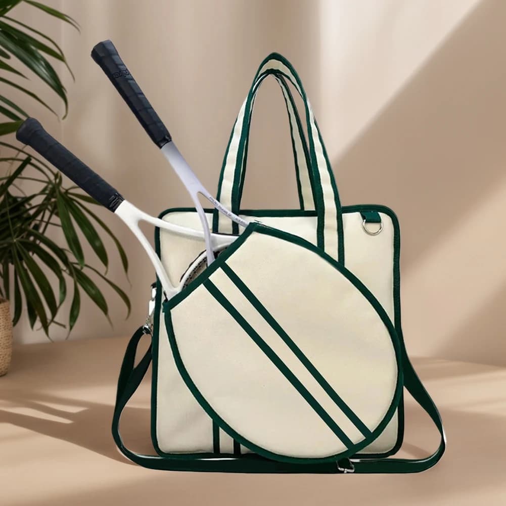 Borsa per Racchetta da Tennis Grande, Borsa a Tracolla Impermeabile per Racchetta da Tennis, Borsa per Pickleball per Uomini e Donne