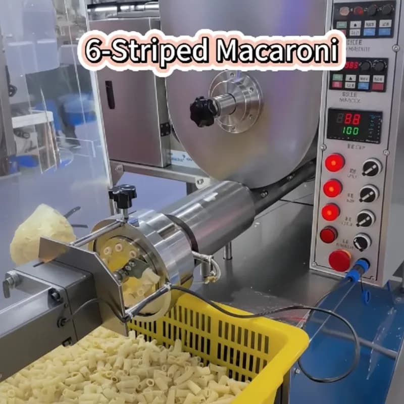Customized Industrial Automatic Macaroni Pasta Making Machine Factory Direct Supply Equipment