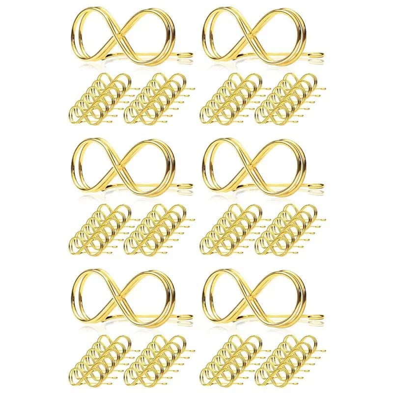 【GIORNO DEL GIORNO DI GRAZIA】Supporti per numeri da tavolo, confezione da 72 pezzi - Etichette per posti a sedere per matrimoni, clip per segnaposto, supporti per foto e immagini