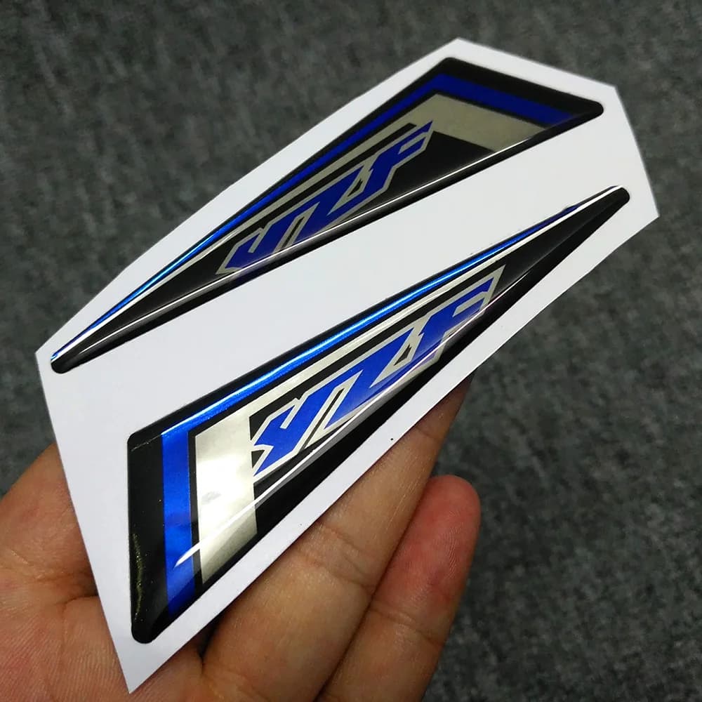 Per YAMAHA YZF-R1 YZFR1 YZF R1 Rilievo del Carro Armato Della Protezione Carenatura Emblema Distintivo Logo Ginocchio Adesivi Decalcomanie 2015 2016 2017 2018 2019 2020