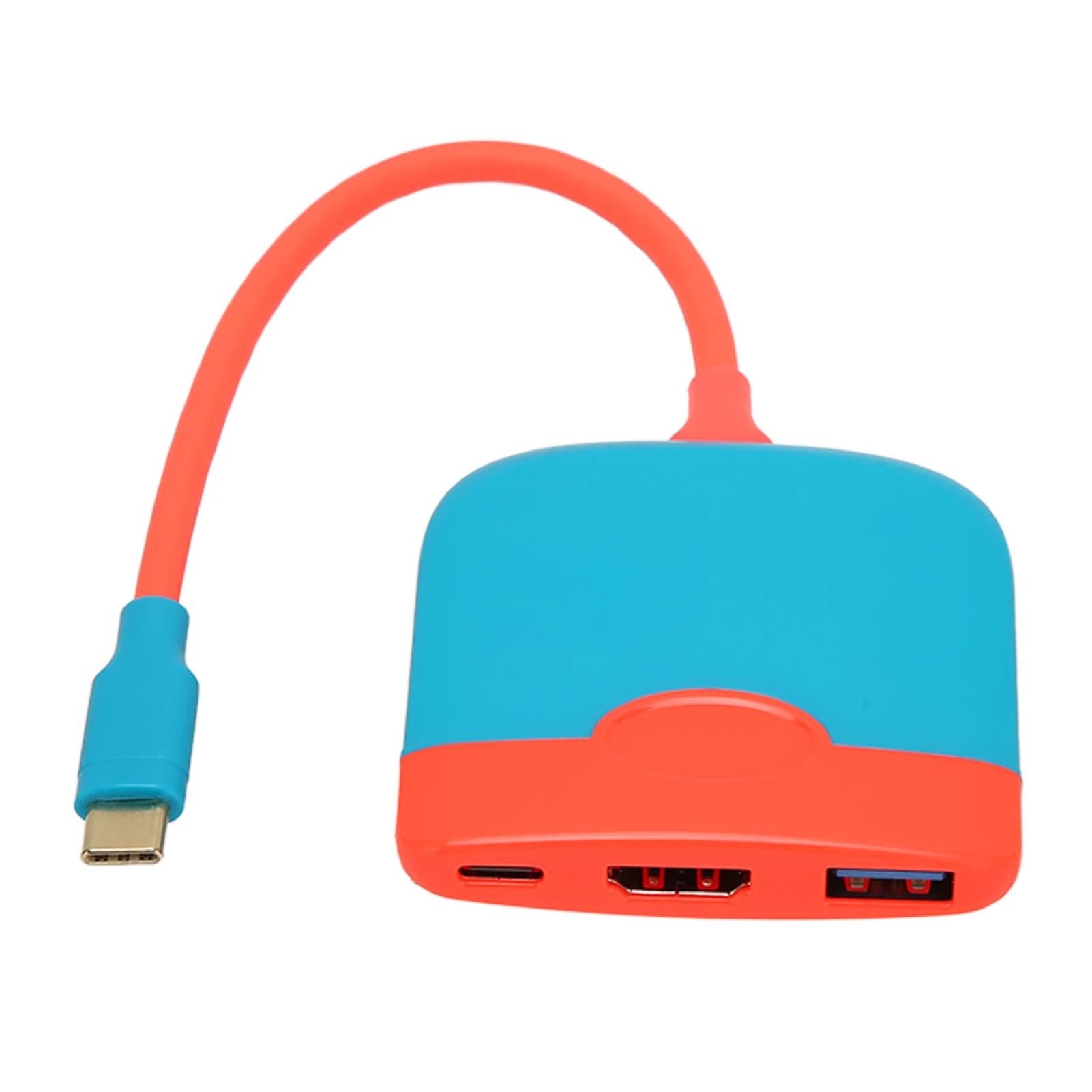 Docking Station TV portatile adattatore interfaccia multimediale HD Hub Dock 100W HD 3 in 1 per Nintendo Switch per il trasferimento di file