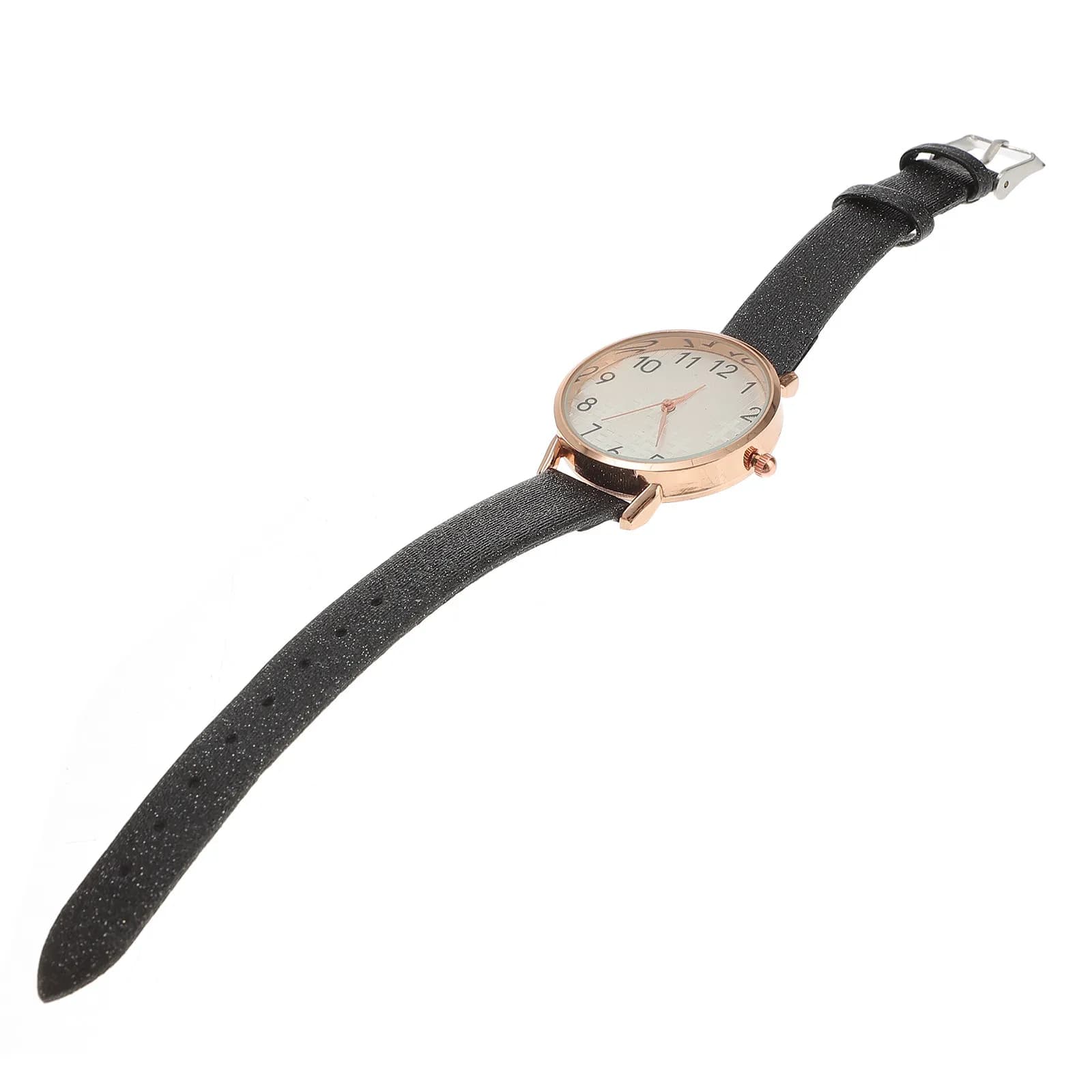 Orologio da Polso in Lega al Quarzo, Bracciale Moda Minimalista Facile da Leggere per Donne