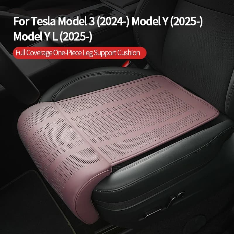 For Tesla Model 3/Y/YL 2025 Leg Support Pad Seat Protector Cover Leg Rest Mat Relieve Driving Fatigue Car Interior Accessories