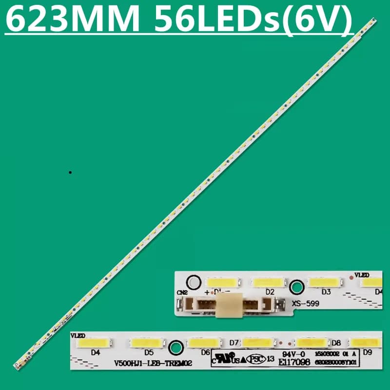 LED Backlight Strip For LCD-50V3A LC-50A11A LC-50LE275X LED50K11A LED50M5570 LED50M5580AF V500HJ1-LE8 V500HJ1-LE8-TREM02