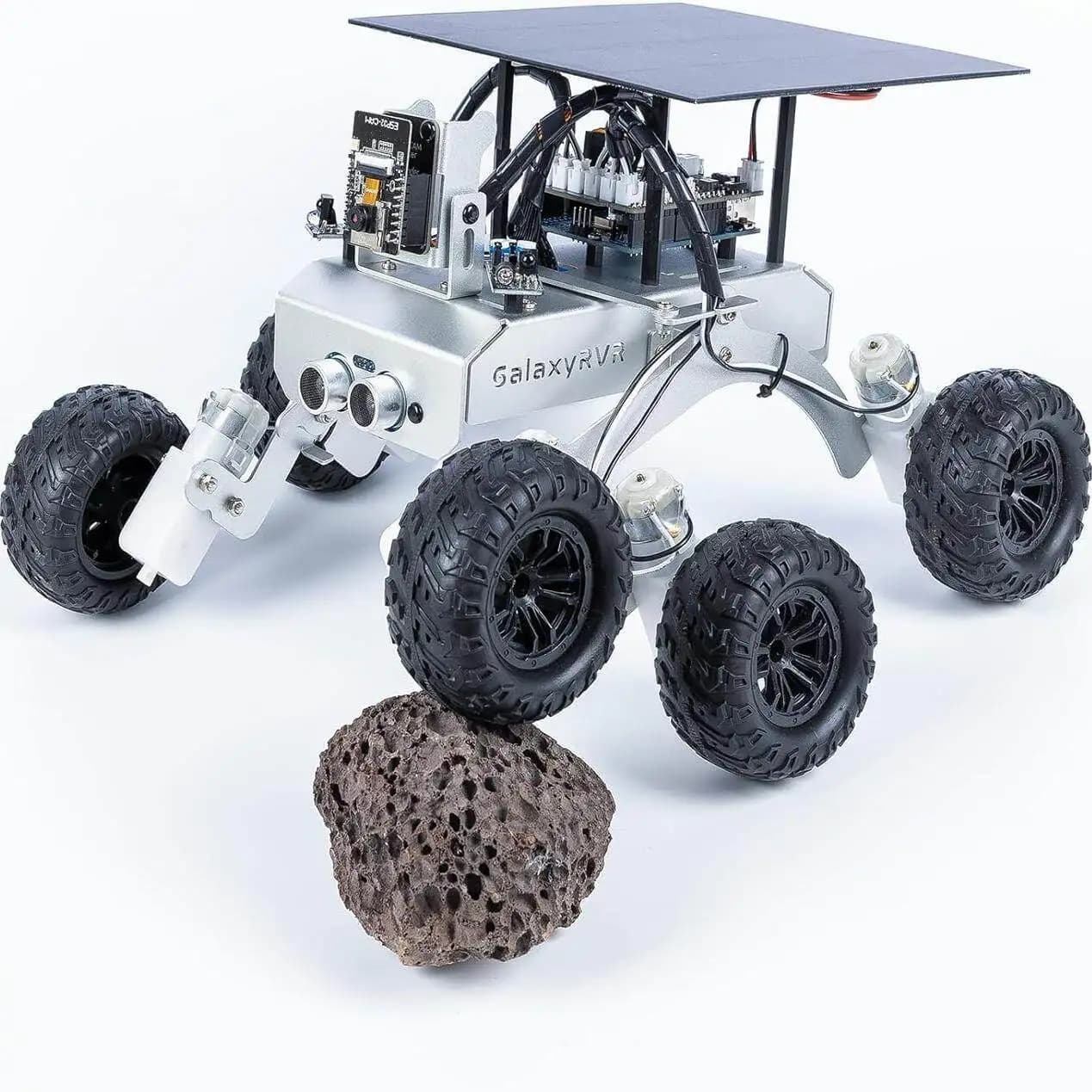 Smart Robot Mars Rover with Camera Compatible with Arduino Uno R3 for Scratch Programming