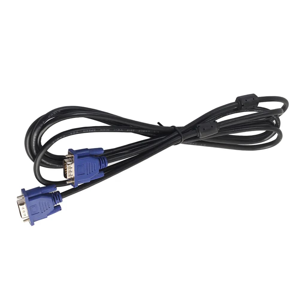 Cavo VGA Maschio-Maschio da 9 Piedi per Monitor PC, Proiettore, TV, Streaming, Gaming, Proiezione Video 1080P Uxga Svga EMI RFI