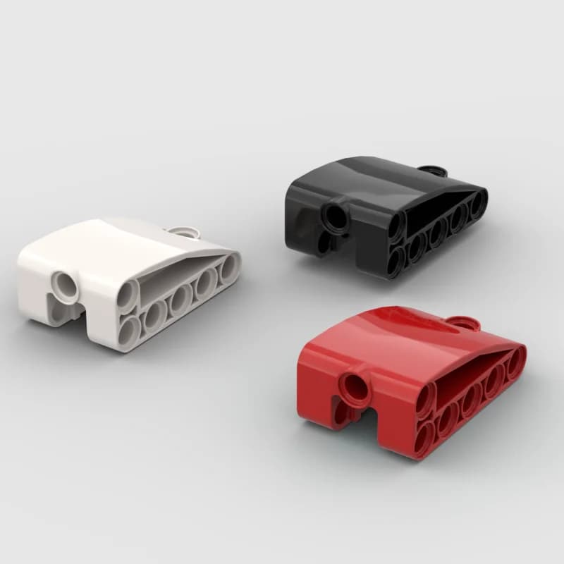 * Pannello curvo 5 x 3 x 2 trave * 157 10 pezzi fai da te illumina il blocco del mattone parte n. 80285 Compatibile con