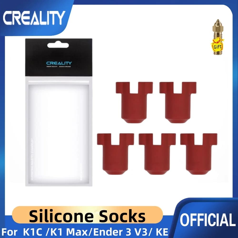 Silicone Sock For Creality K1/K1C/Ender 3 V3 Creality Heater Lock Hotend Thermal Insulation Cover Housing Cover Heating Block