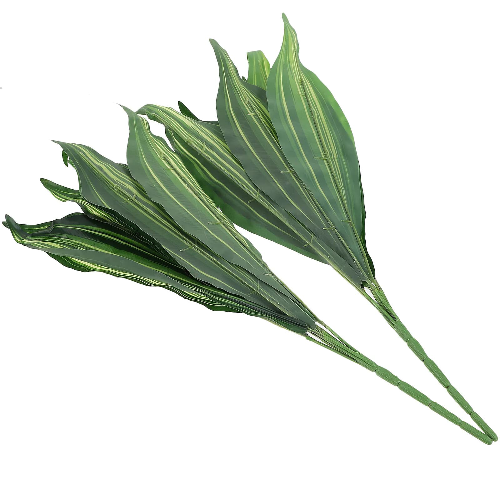 2Pcs Artificial Snake Plant Fake Sansevieria Long-Lasting Faux Plant Decoration for Wedding Party Home Floral Display
