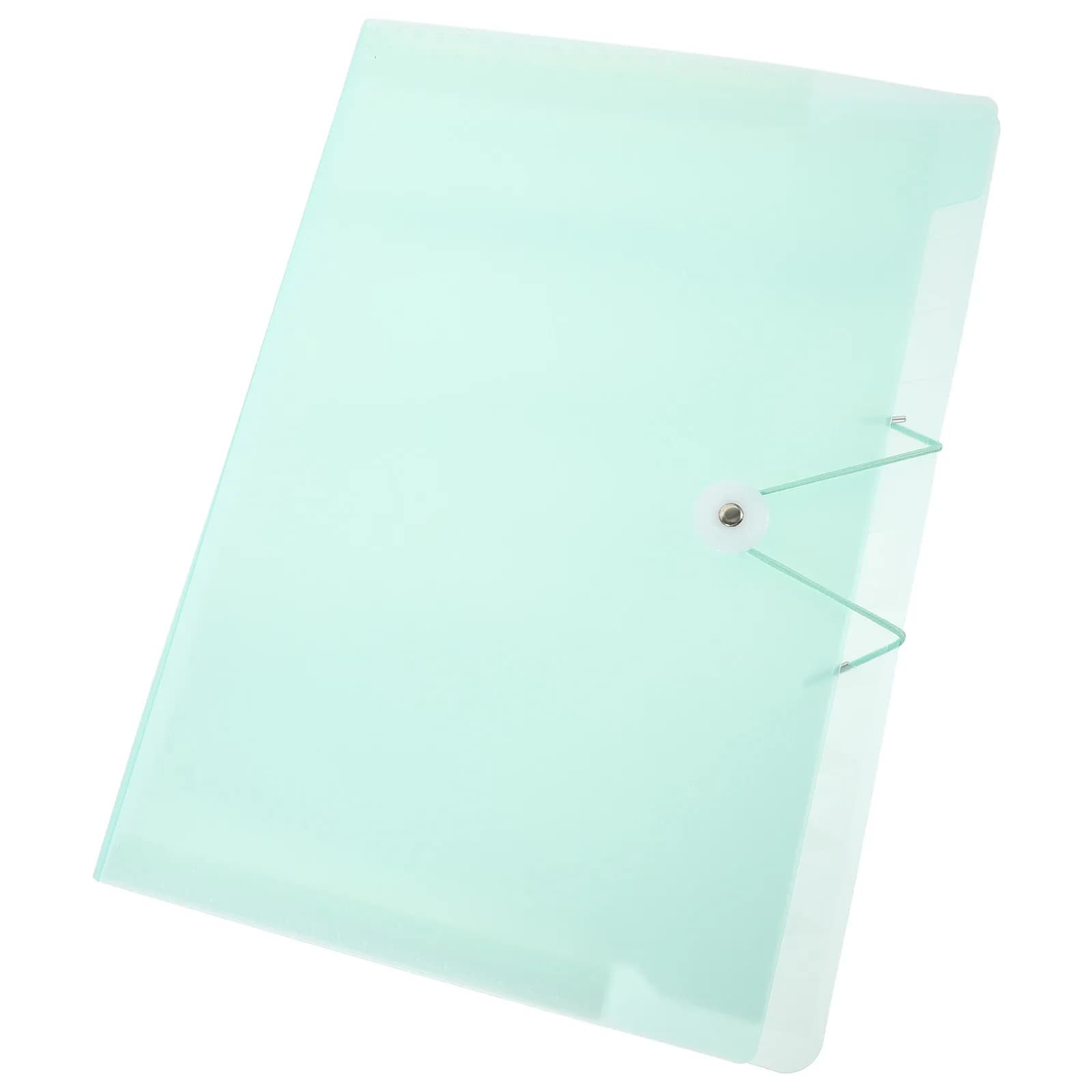 Plastic Expanding File Folder Accordion Document Organizer Large Capacity Multi-Pocket Paper Holder for Office School Receipts