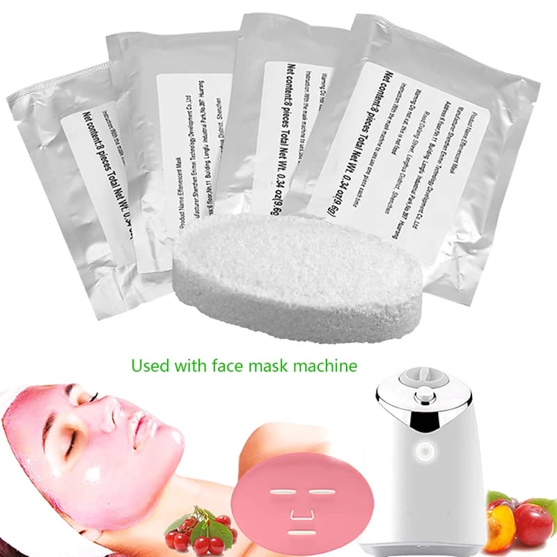 8/16/32 Pieces Collagen Capsules Effervescent for Face Masks Fai-da-te, Accessories for Creation of Natural Fruit Face Masks and Skin Care Vegetables