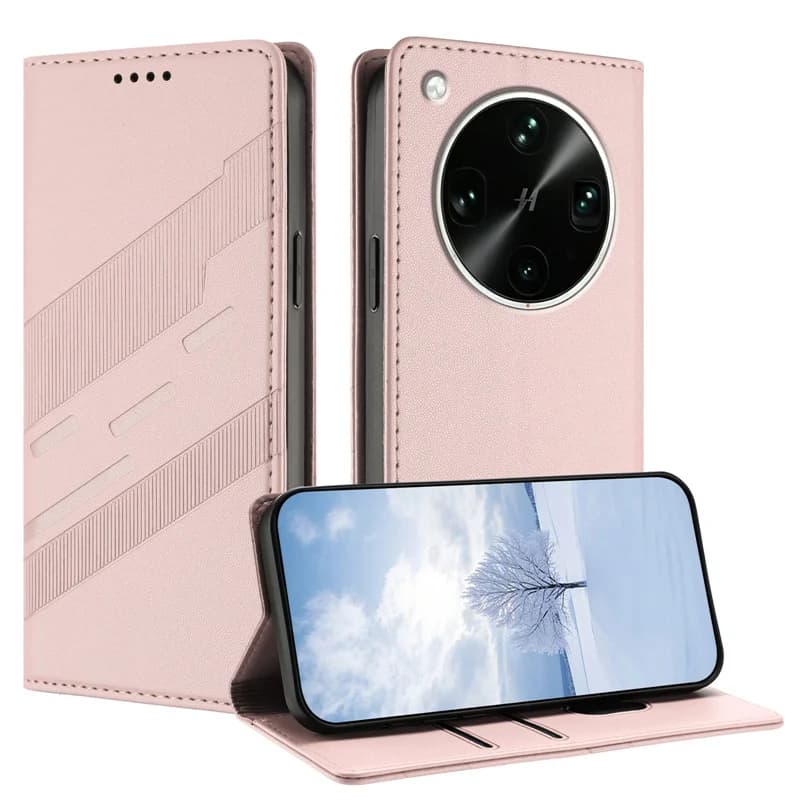 Custodia magnetica in pelle per OPPO Find X9S X8S Plus X9 X8 X7 Ultra X6 Pro X5 Lite F29 F17 Pro, a libro, con slot per carte, stile business