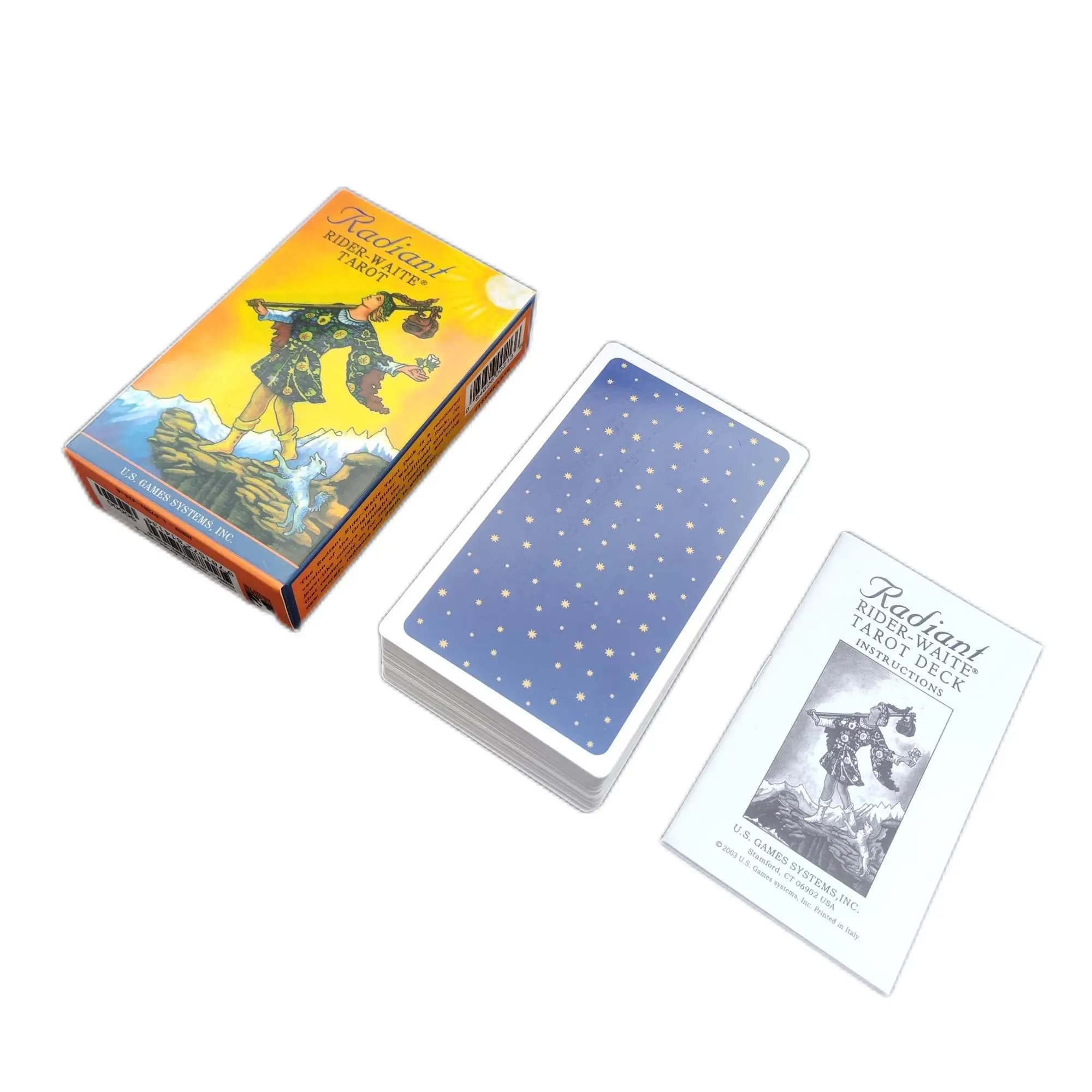 Hot Sell 12x7cm Radian Rider Waite Tarot Card Divination Personal Use Tarot Deck English Version Oracles Deck for Board Game