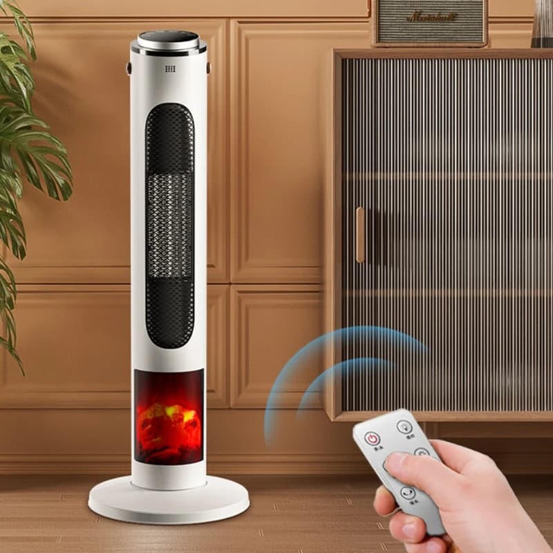 Riscaldatore a risparmio energetico tedesco Bembo, radiatore scaldino elettrico in ceramica - Ventilatore portatile a riscaldamento rapido per uso interno in ufficio domestico