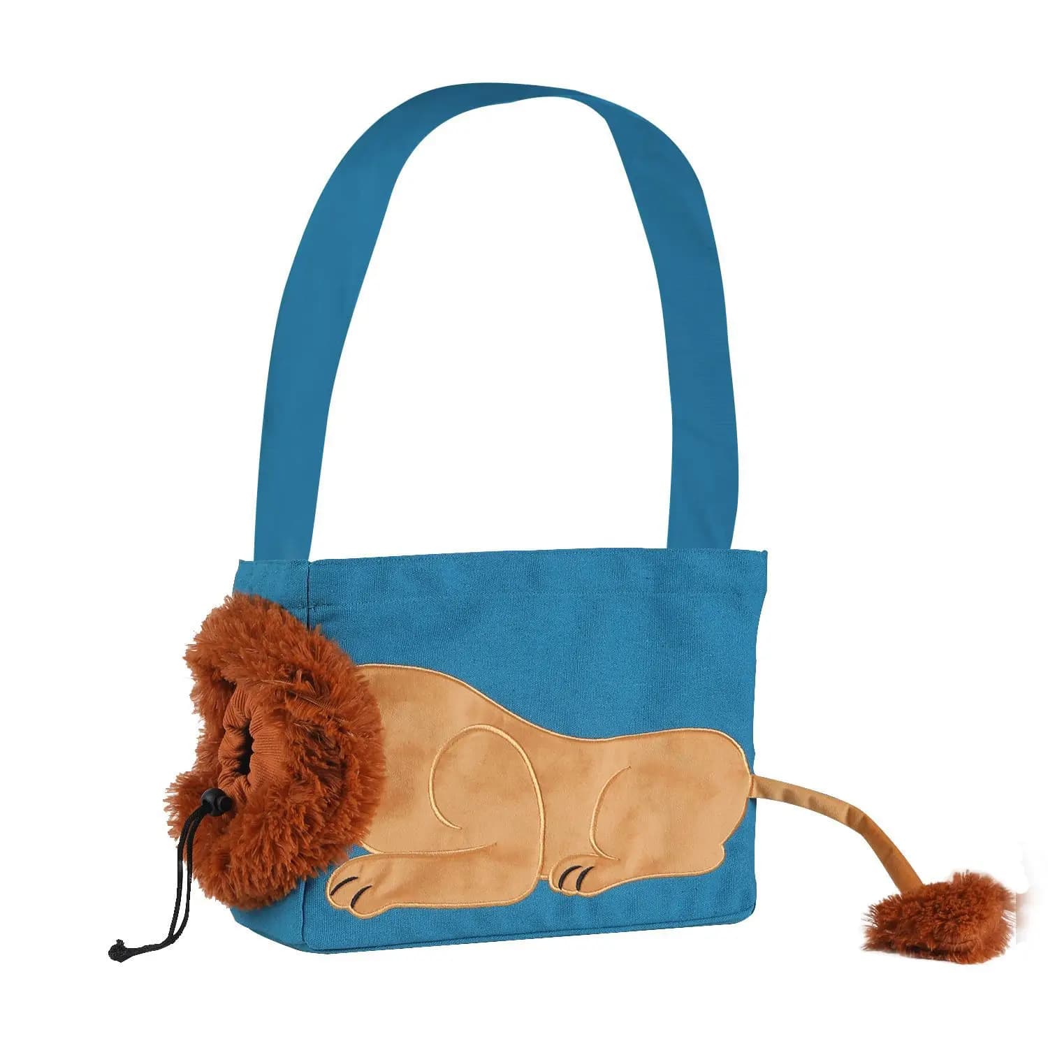 Animal Pet Carrier Tote Bag – Crossbody Shoulder Handbag for Small Cat Puppy, Lightweight Outdoor Travel Portable Pouch