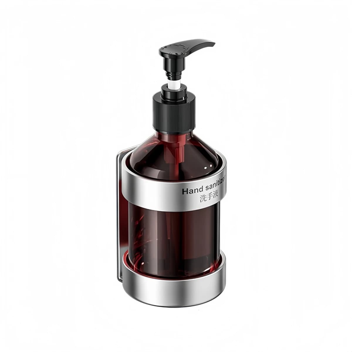 Wall Mounted Soap Dispenser Pump with Holder for Shampoo Shower Gel and Conditioner Suitable for Homes Schools and Cafes