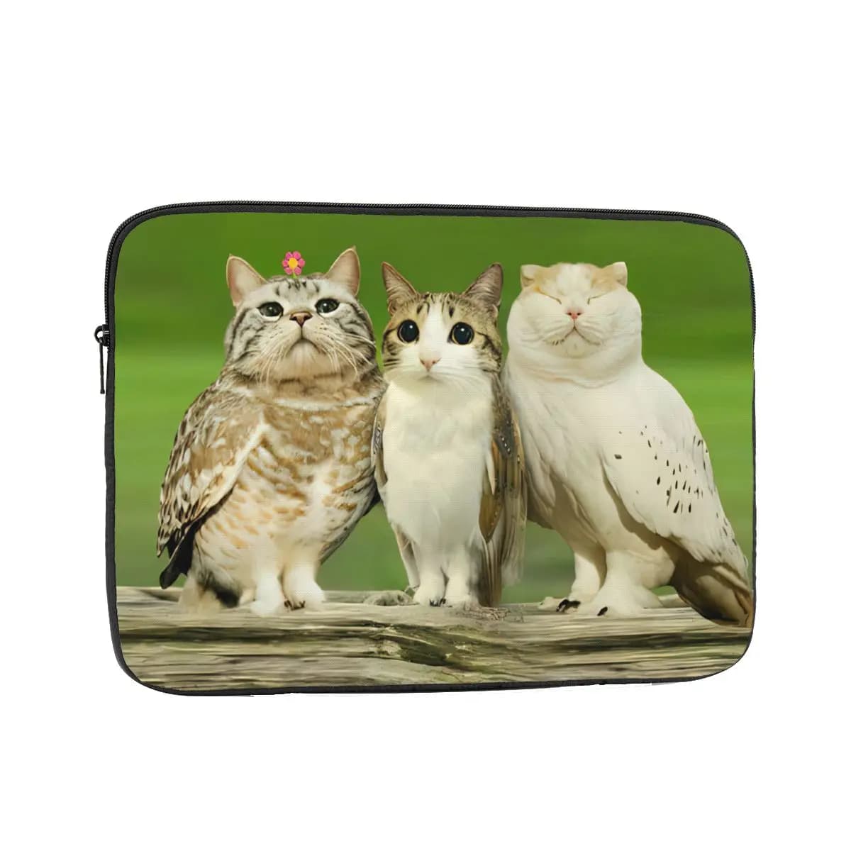 Meowl Meme Cat And Owl Brainrot 10 12 13 15 17 pollici Laptop Liner Sleeve Custodia per notebook Custodia antiurto