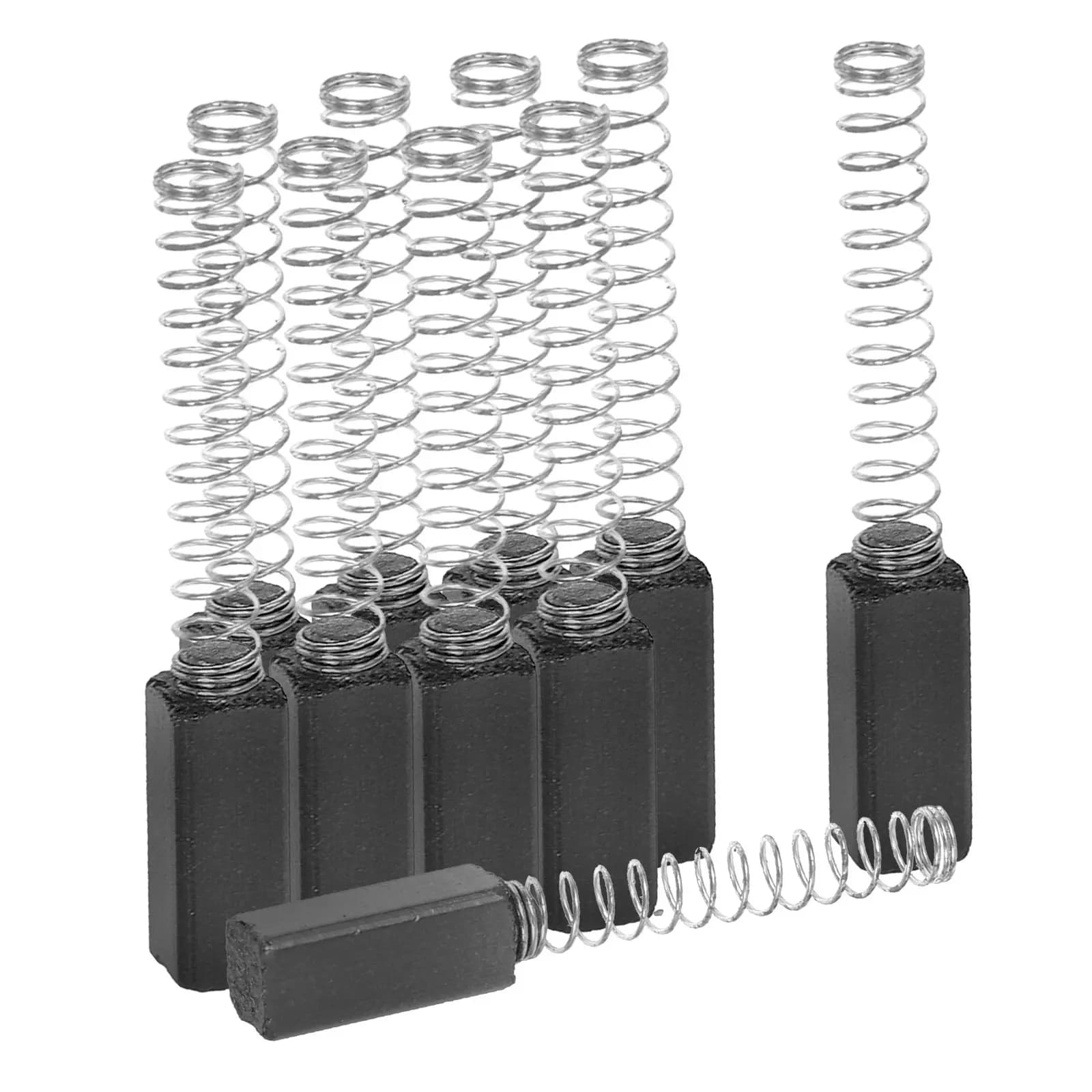 Kit di 10 Spazzole di Carbone per Motori di Macchine da Cucire, Accessori per Riparazione Motori Domestici e Overlock