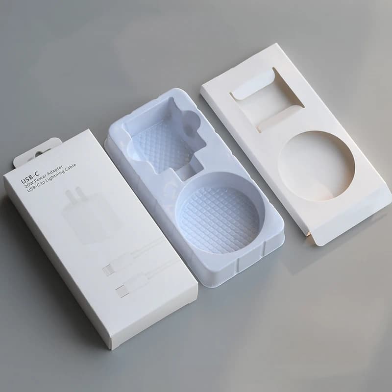30 Pz 20 W Testa di Ricarica Cavo Set Scatola di Imballaggio PD Tipo-C USB-C Cavo Dati Del Telefono Scatola 30 W Testa di Ricarica Scatola di Cartone scatola di carta