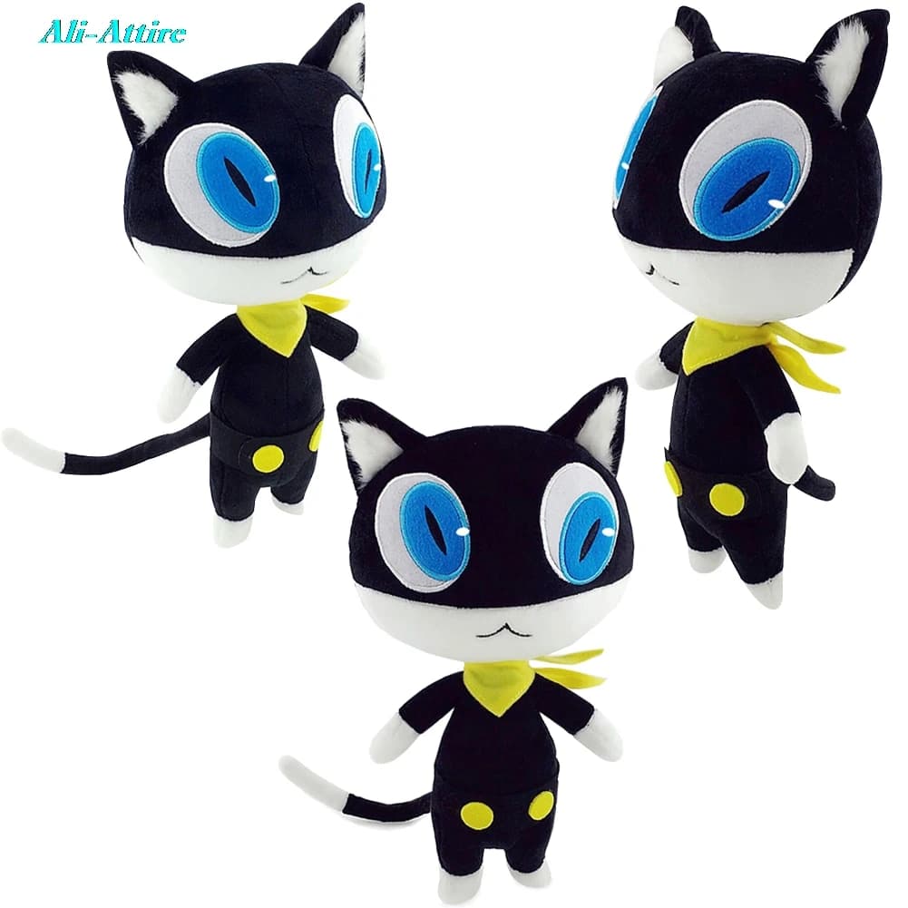 Morgana Cosplay Plush Doll Cushion Cartoon Soft Loose Christmas Birthday Gifts For Adult Children Cat Black Dolls