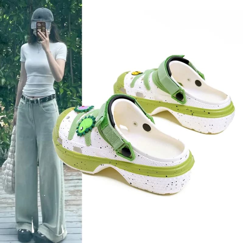 Women's Fashionable Summer Sandals, Barefoot Sandals, Beach Vacation Non Slip Thick Soled Outdoor Slippers, River Tracing Shoes