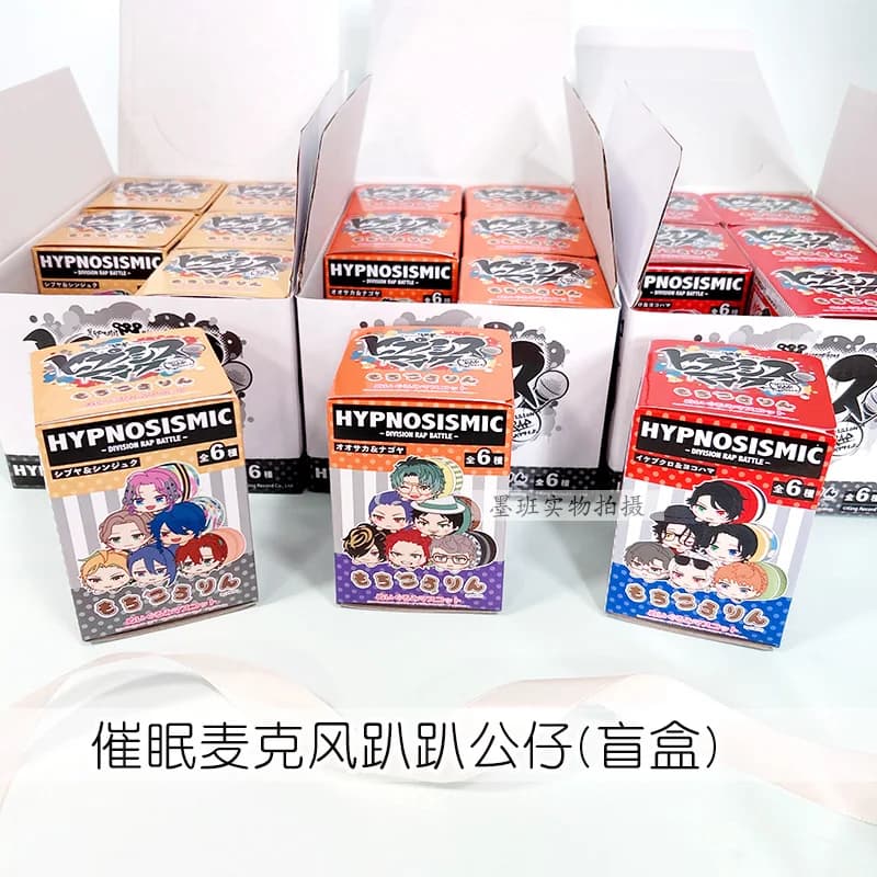 Bambola di peluche di cotone da 8cm Anime hydrauly Mic: divisione Rap Battle Ramuda Doppo Gentarou Jinguuji Cute farcito Blind Box Doll Gifts