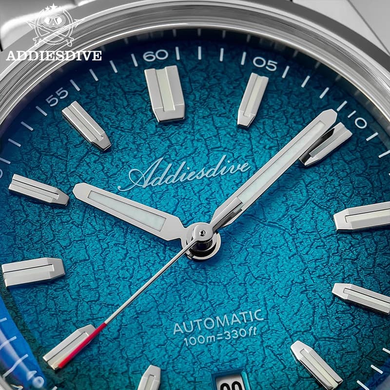 ADDIESDIVE New 39mm Watch Men Top Brand NH35 Automatic Retro Fashion 100m Waterproof Domed Glass Luminous Mechanical Watch