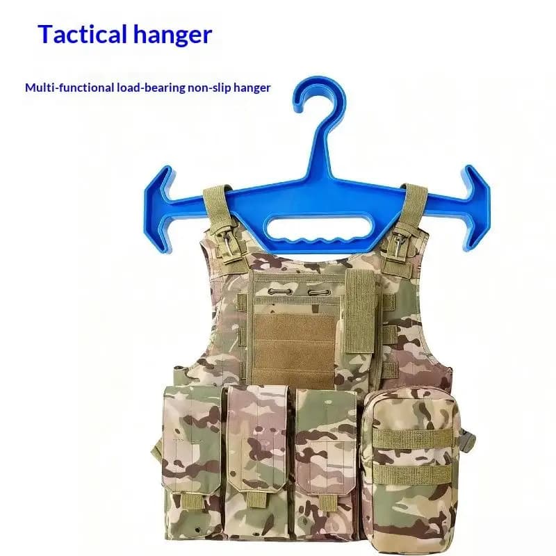 Espositore colorato per abbigliamento tattico, gilet da caccia, attrezzatura subacquea, appendiabiti multiuso resistente