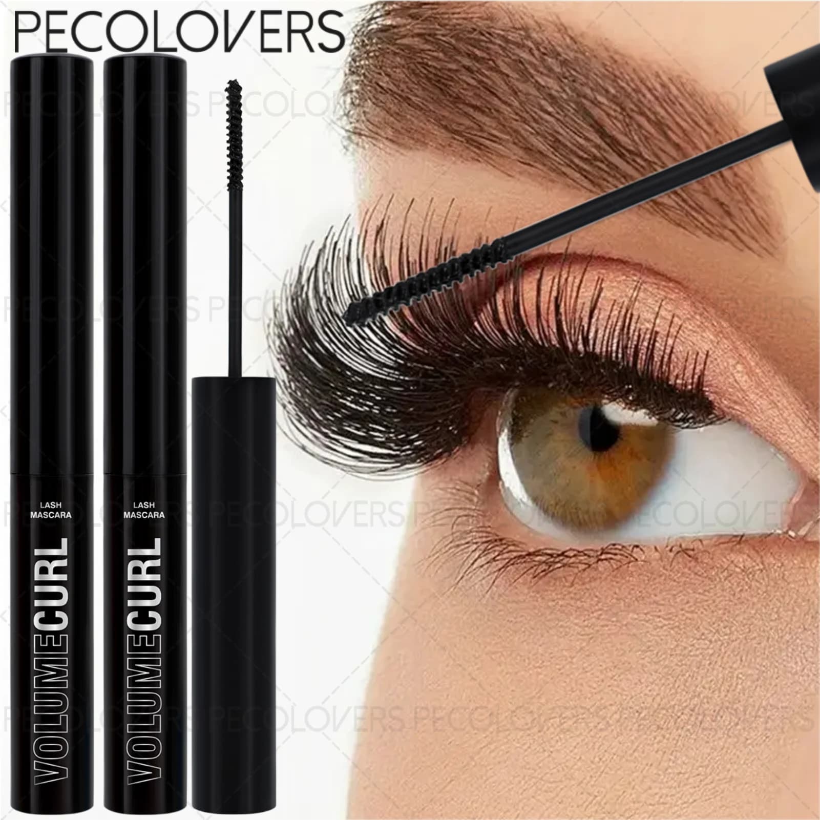 2 water resistant mascara, voluminous and curved eyelashes, indispensable for parties and cosplay