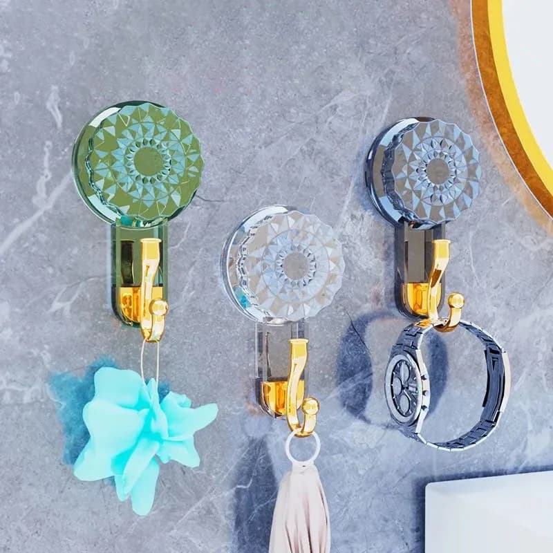 Gancio a ventosa di alta qualità, gancio a ventosa impermeabile per bagno sottovuoto forte senza perforazione, accessori per la cucina del bagno