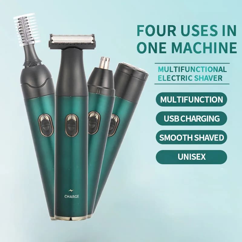 4 In 1 Women's epilator set eyebrow Trimmer lady razor shaving machine face Depilador Bikini tool depilador