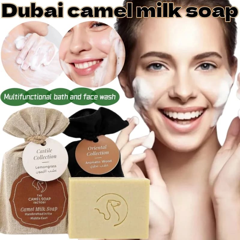 Dubai Camel Milk Soap Handmade Soap Bath Face Soap Deep Cleansing Antioxidant Firming Moisturizing Hydrating
