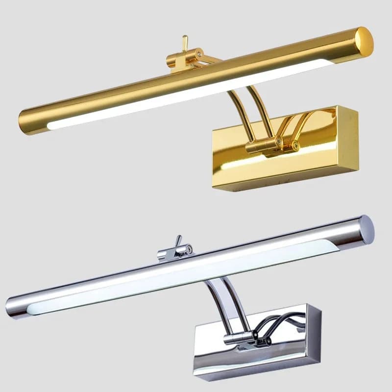 Lampade da parete a specchio bagno applique moderne da parete 43 cm 55 cm 9 W 12 W WC apparecchi di illuminazione a parete applique camera da letto interna