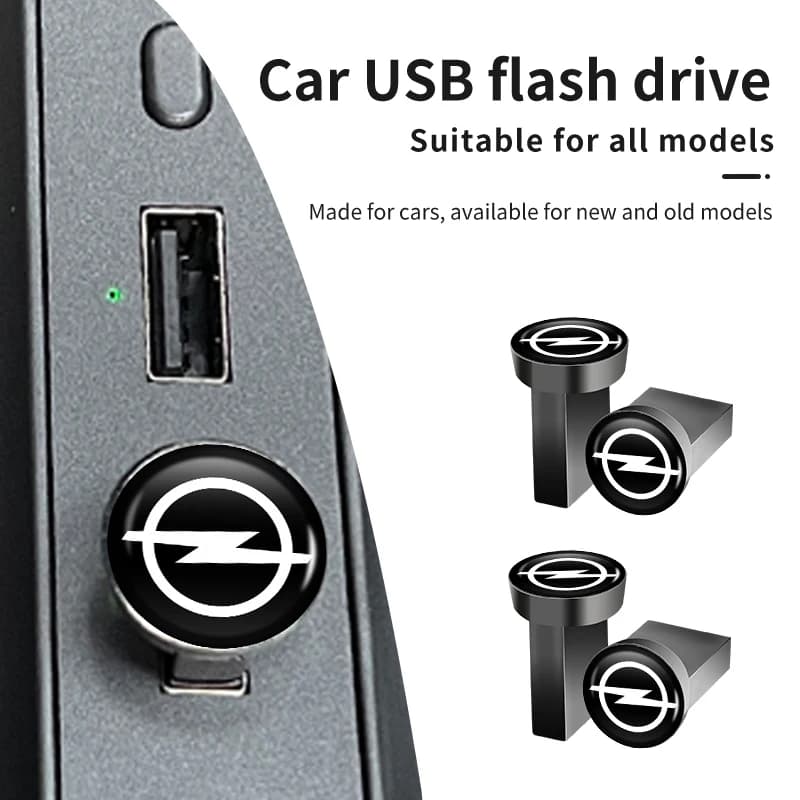 Auto USB Flash Drive Memoria di Stoccaggio Portatile Adesivo 32G/64G/16G Per Opel Corsa Astra Insignia Vectra Zafira Meriva Mokka G