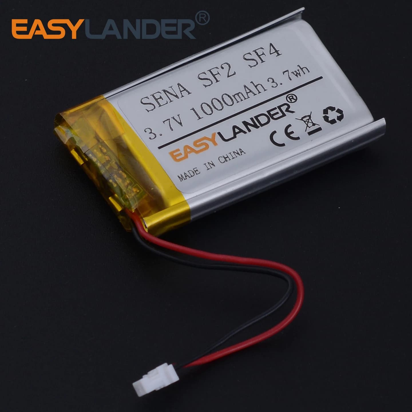Batteria 3.7V 1000mAh PER Sena SP52 SP52-C SF4 SF2 SF2-02 S7A-SP52 Moto Auricolare Bluetooth Casco Interfono XK 752439
