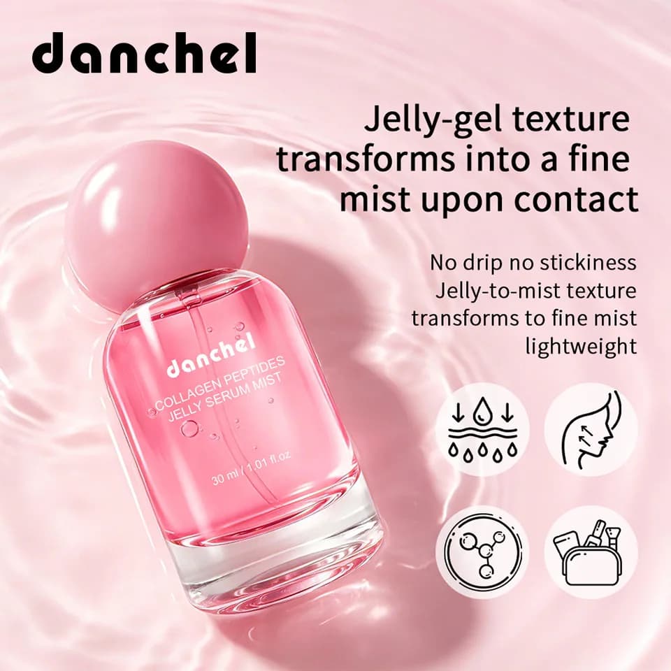 30ml Collagen Peptide Jelly Essence Spray Deep Hydration Moisturizing Skin Care Gel Serum