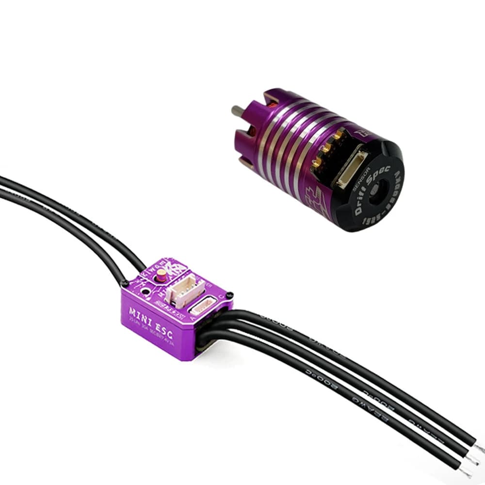 Rocket KIWAMI MINI Sensored Brushless ESC + Motor Combo viola (motore KIWAMI ESC + 1525)