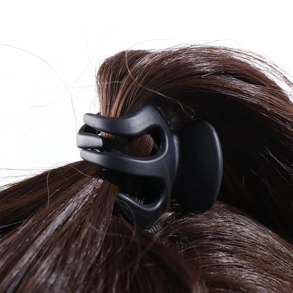 Mini hair clip for woman, clamp for girl hair, black hair clip for girls, high horsetail clip, Korean hair clip, small hair clamp