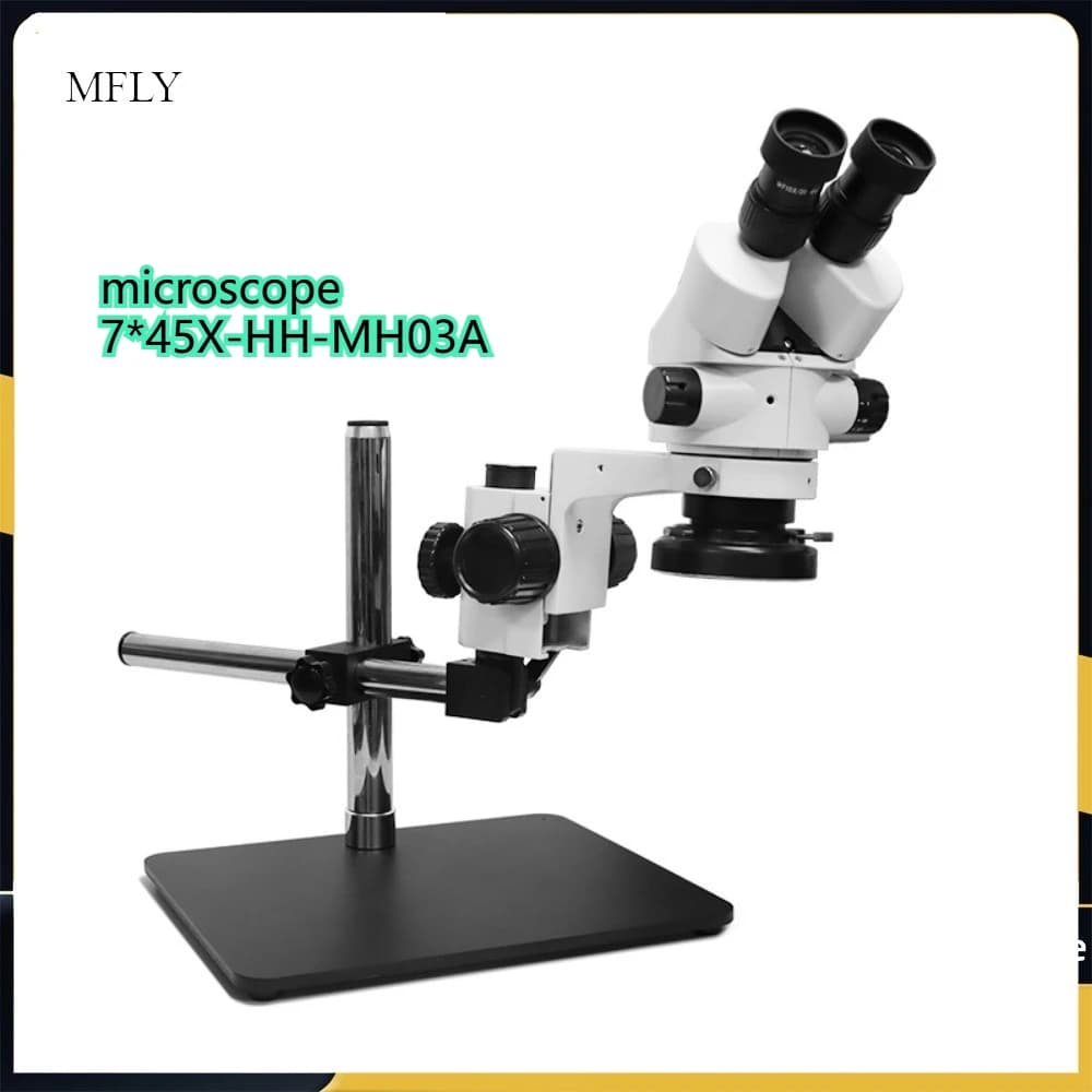 Microscopio stereoscopico di precisione per incisione di gioielli MH03A 7 * 45X, microscopio binoculare, strumenti per gioielli