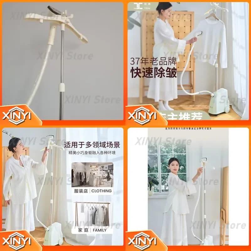220V for YUBRIDGE Commercial Home Handheld Steam Iron Powerful Garment Steamer for Clothes DB