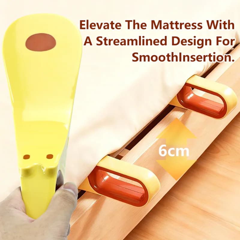 Lenzuolo in plastica Tucker Cartoon Materasso per risparmiare manodopera Sollevatore a cuneo Design ergonomico Lenzuolo antiscivolo Cambia strumento per la creazione di letti