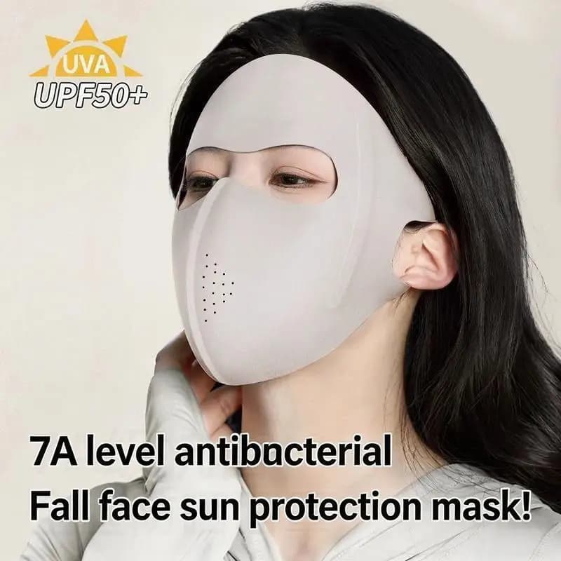 Maschera Leggera Protettiva UV per Donne, Copertura Traspirante per Spiaggia, Sport e Viaggi