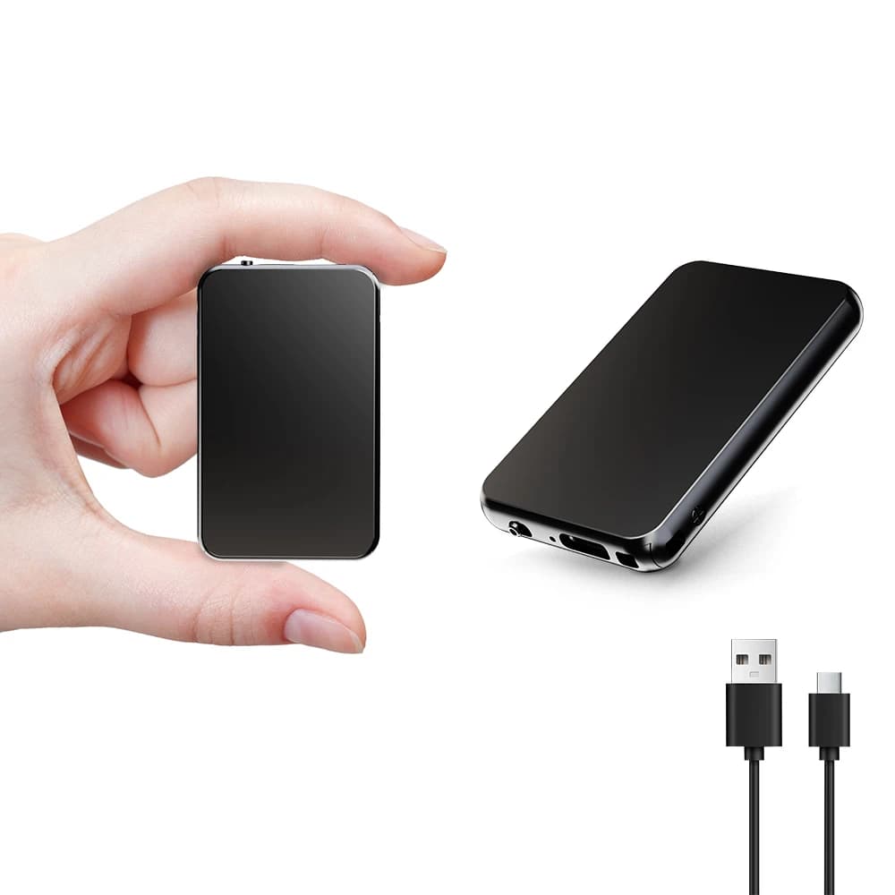 Vandlion V15 300mAh USB Flash 32G 64G 128GB Registratori digitali ad attivazione vocale 29H Dittafono continuo Dispositivo di registrazione audio
