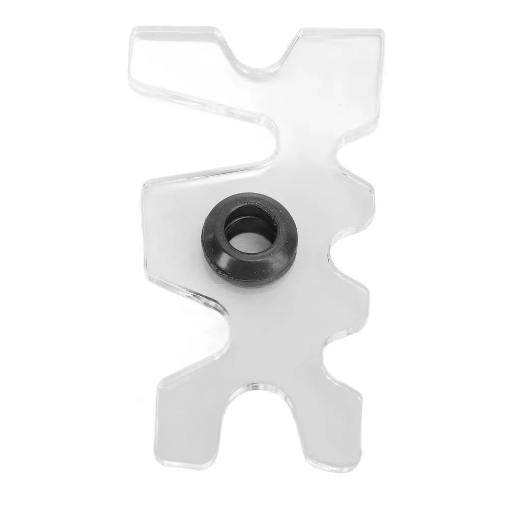 Supporto Trasparente in Acrilico per Stecca da Biliardo, Testa in Gomma Facile da Usare, Porta Stecca da Biliardo Plug-in